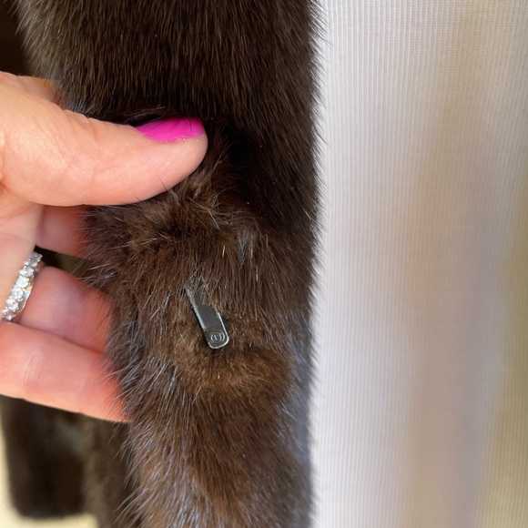 RALPH LAUREN by THE TEPPER COLLECTION NEW YORK Vtg Mahogany Mink Long Coat Nice! - Picture 11 of 14